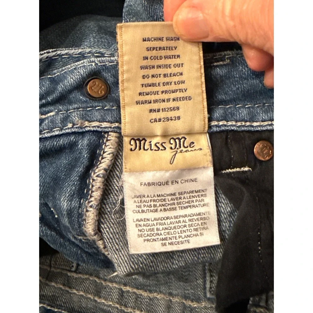 Miss Me Jeans Size 24 JE5445B2R Bootcut EXCELLENT CONDITION!! - Picture 16 of 16